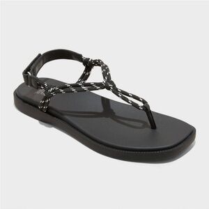 Wild Fable Carson Rope Hiking Sandals. Size 7. Black.